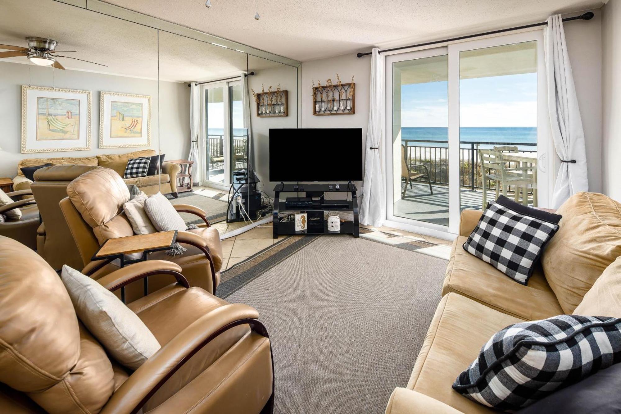 Nautilus 1201 - Gulf Front 2 Bedroom Huge Wrap Around Balcony 2Nd Floor! Fort Walton Beach Bagian luar foto