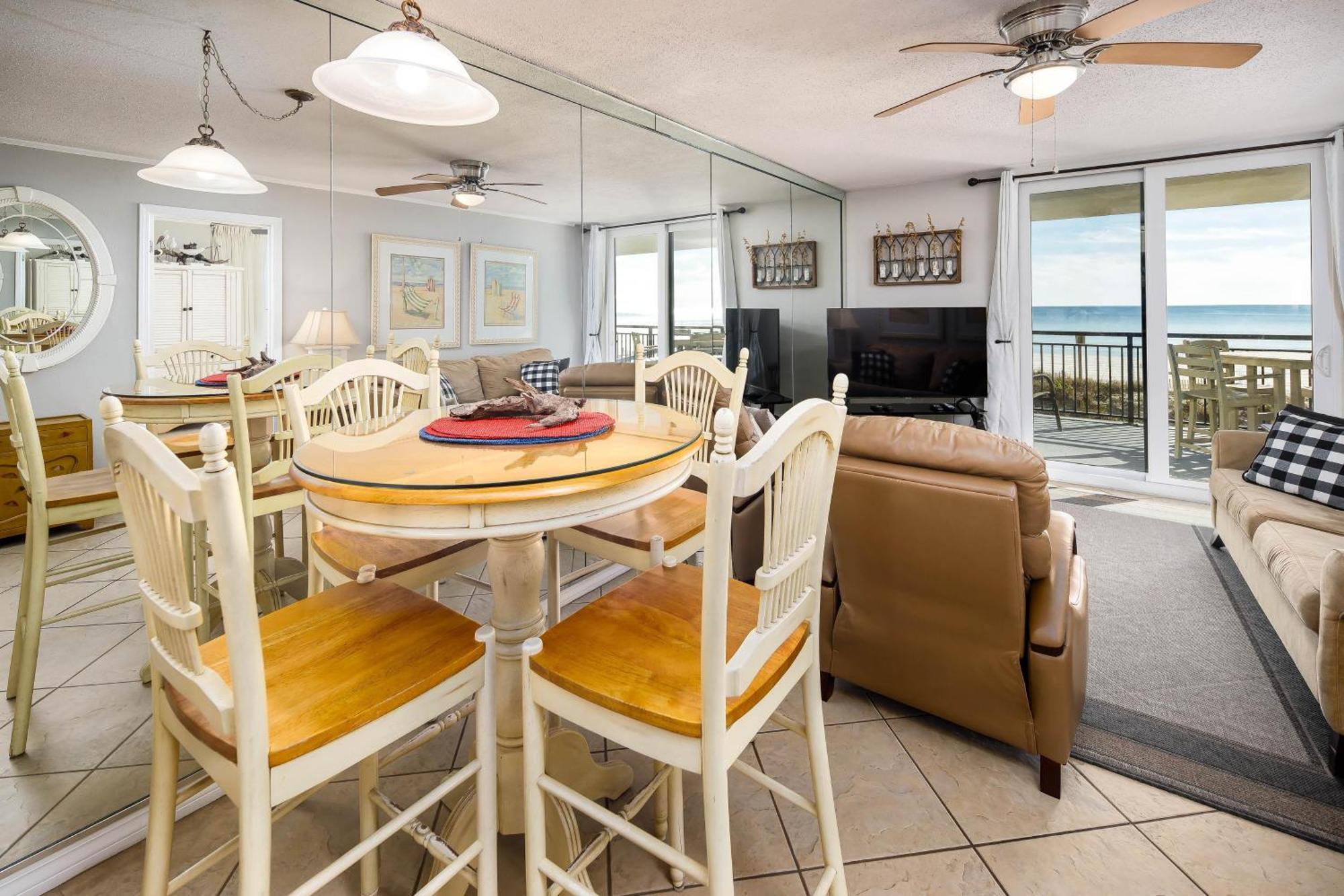 Nautilus 1201 - Gulf Front 2 Bedroom Huge Wrap Around Balcony 2Nd Floor! Fort Walton Beach Bagian luar foto
